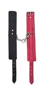 Kaamastra pink hand cuffs for sensory play and light bondage
